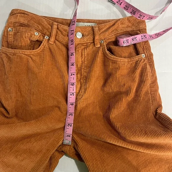 TOPSHOP MOTO CROP CORDUROY PANTS (a369) - Picture 10 of 11